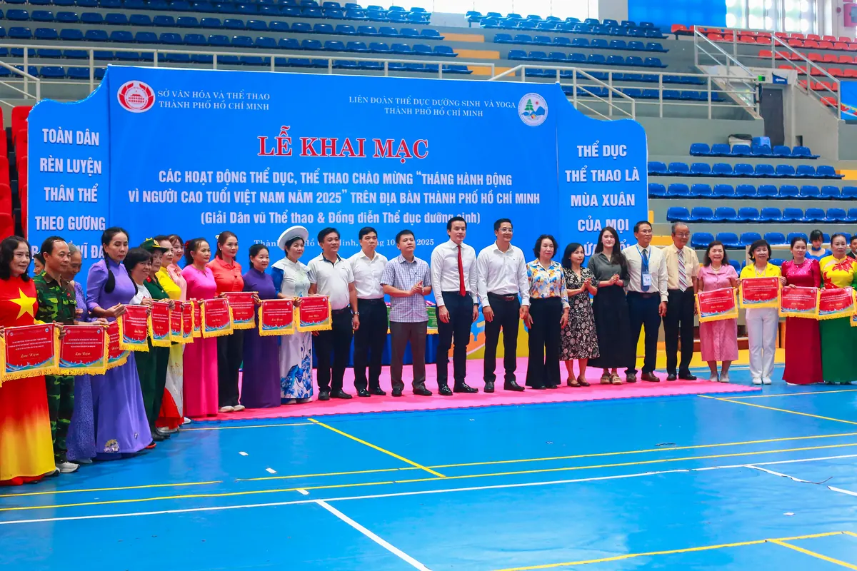 Lễ khai mạc hoạt động thể dục thể thao vì người cao tuổi TP.HCM 2025