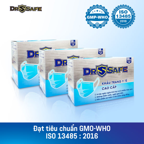 3 Hộp 150 khẩu trang cao cấp DR.SAFE (SIÊU SALE)