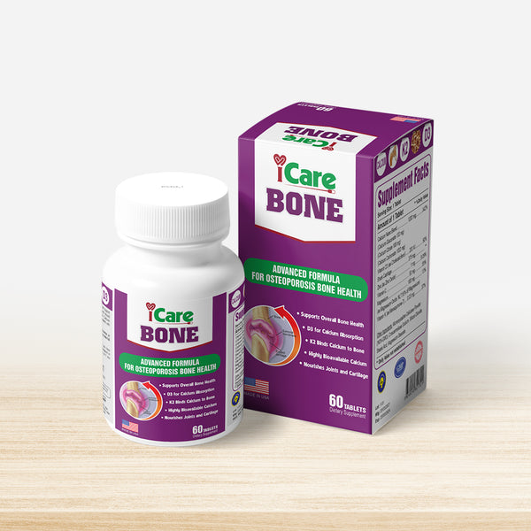 ICare Bone: Viên uống hỗn hợp Canxi Nano ngăn ngừa loãng xương, chống thoái hoá khớp