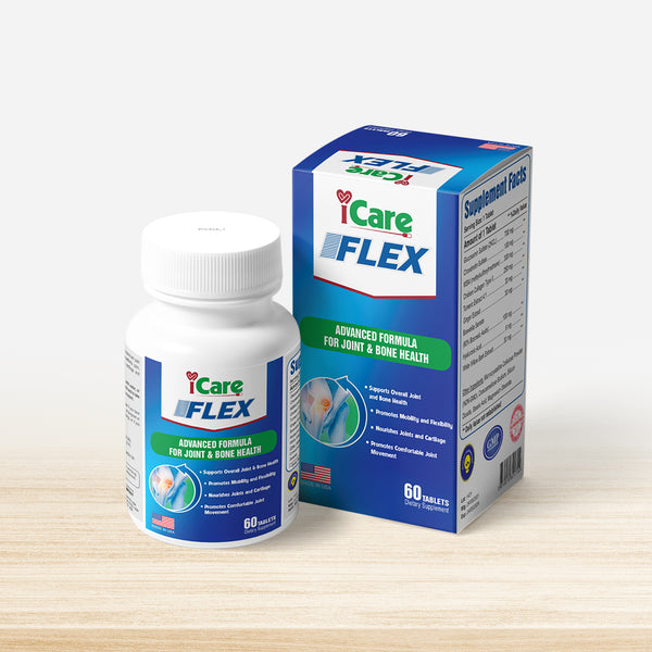 ICare Flex: Viên uống bổ sụn khớp Glucosamin-MSM-Chondroitin