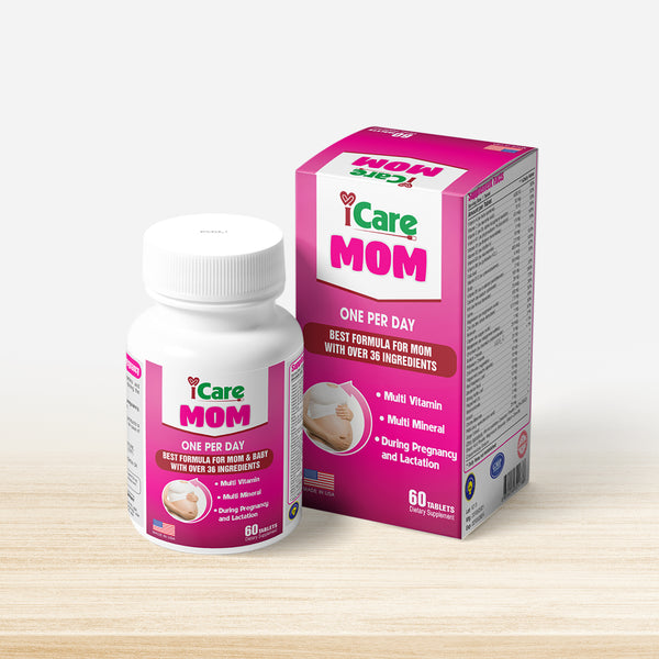 ICare Mom: Viên uống bổ sung Vitamin và khoáng chất cho mẹ bầu